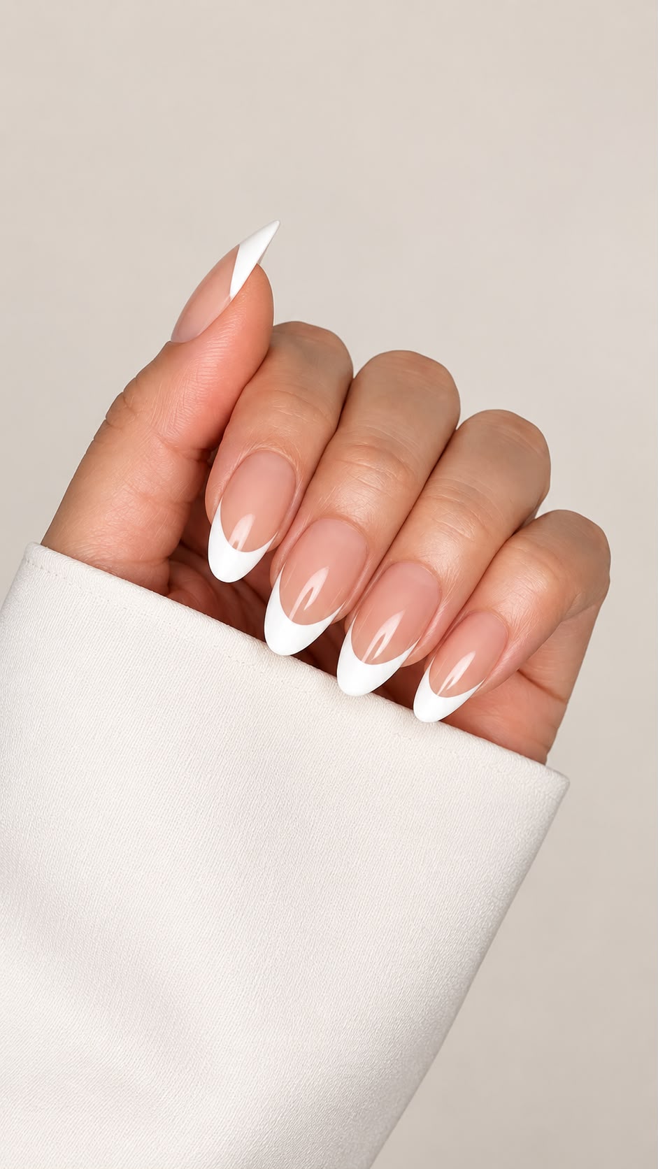 SYLK Nails Australia, Press On Nails, Nude Base French Tips