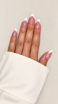 SYLK Nails Press On Nails Australia, Classic French Tips Almond, Amour Set Jpg